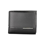 Portefeuille homme en cuir noir Calvin Klein