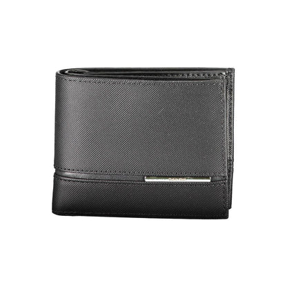 Portefeuille homme en cuir noir Calvin Klein