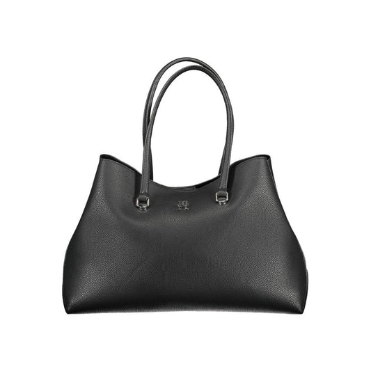 Tommy Hilfiger Zwarte Polyester Dames Handtas