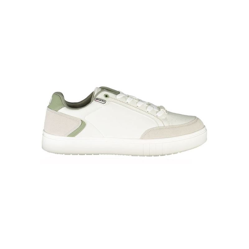 Mares White Polyester Sneaker - Performance Meets Style