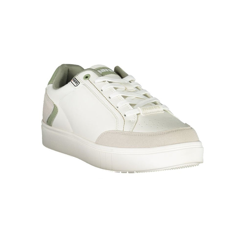 Mares White Polyester Sneaker - Performance Meets Style