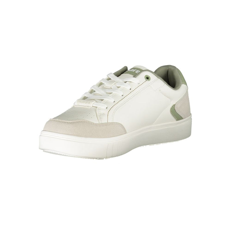Mares White Polyester Sneaker - Performance Meets Style