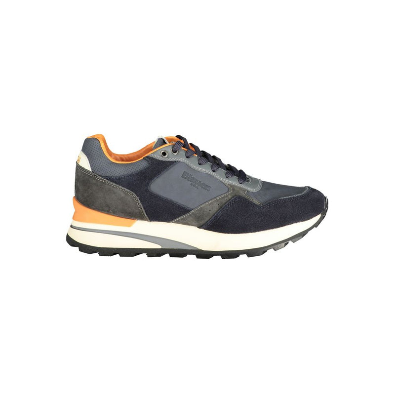 Blauer Blue Polyethylene Men Sneaker - Luxury Meets Sporty Style