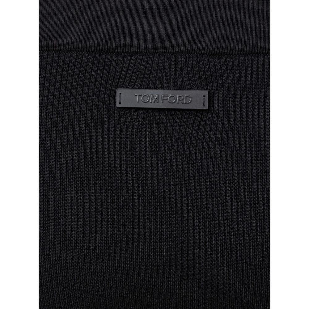 Jupe Midi en Cachemire Noir Tom Ford - Élégance Luxueuse
