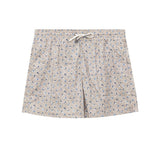 Canali Beige Polyester Swim Short with Sails Print