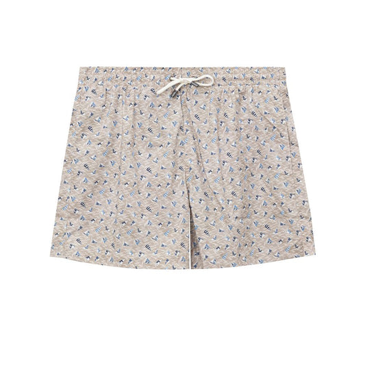 Canali Beige Polyester Swim Short