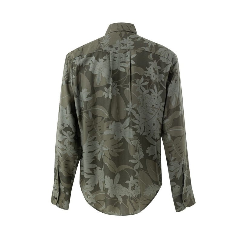 Chemise en lyocell verte de Tom Ford