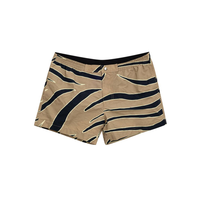 Bottega Veneta Beige Polyamide Swim Short - Élégance et Confort