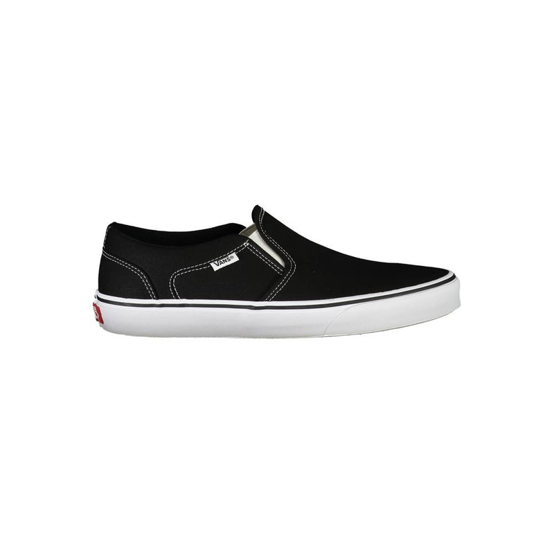 Vans Black Polyester Sneaker - Confort et Style au Quotidien