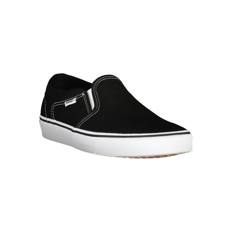 Vans Black Polyester Sneaker - Confort et Style au Quotidien