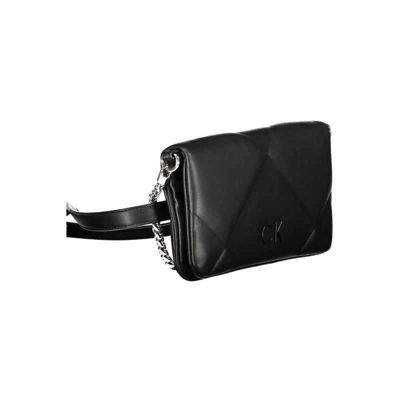Calvin Klein Black Cotton Handbag - Chic & Eco-Friendly