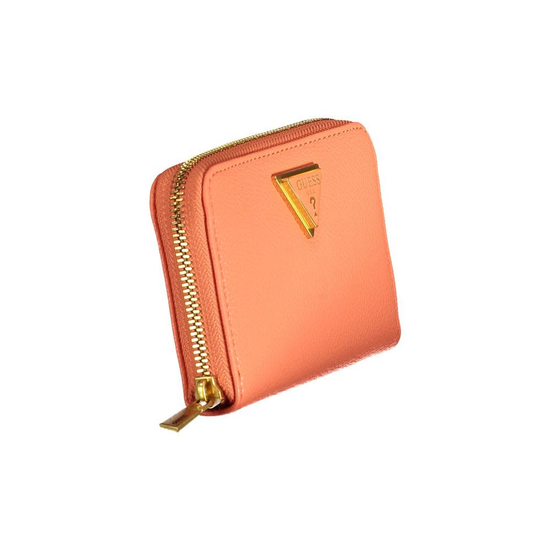 Guess Jeans Orange Polyethylene Wallet - Stylish and Functional