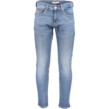Jean et pantalon en coton bleu Tommy Hilfiger