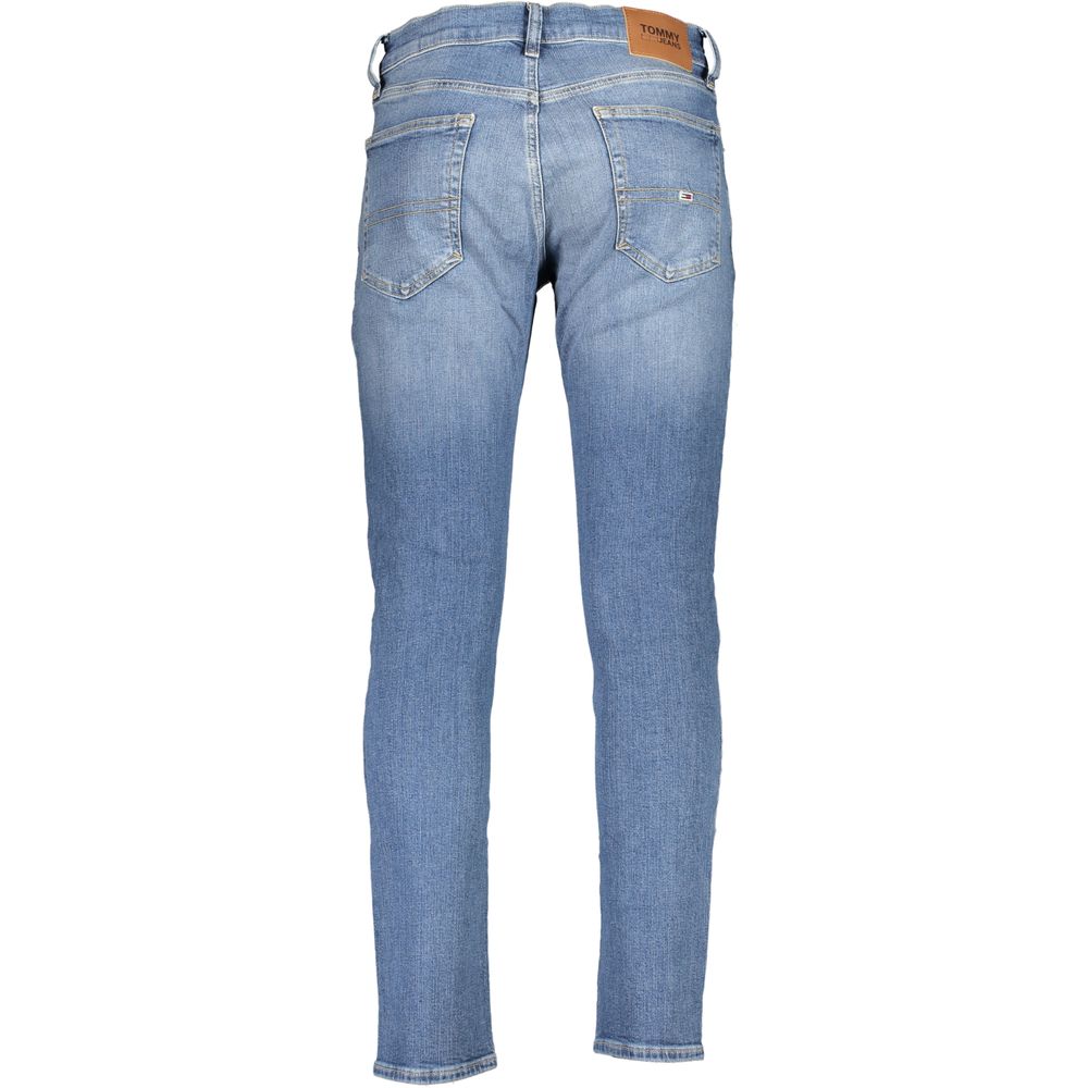 Jean et pantalon en coton bleu Tommy Hilfiger