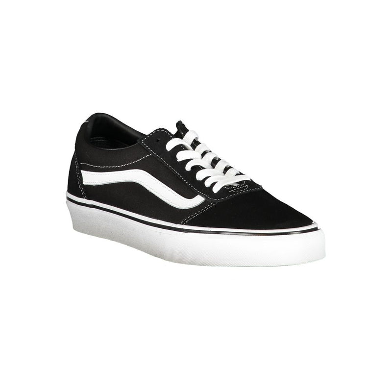 Vans Black Polyester Sneaker - Élégance et Durabilité