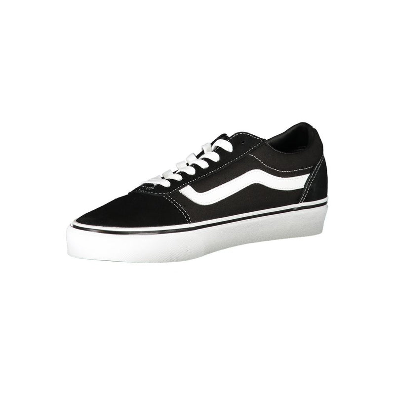 Vans Black Polyester Sneaker - Élégance et Durabilité