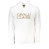 Pull en coton blanc Cavalli Class pour homme