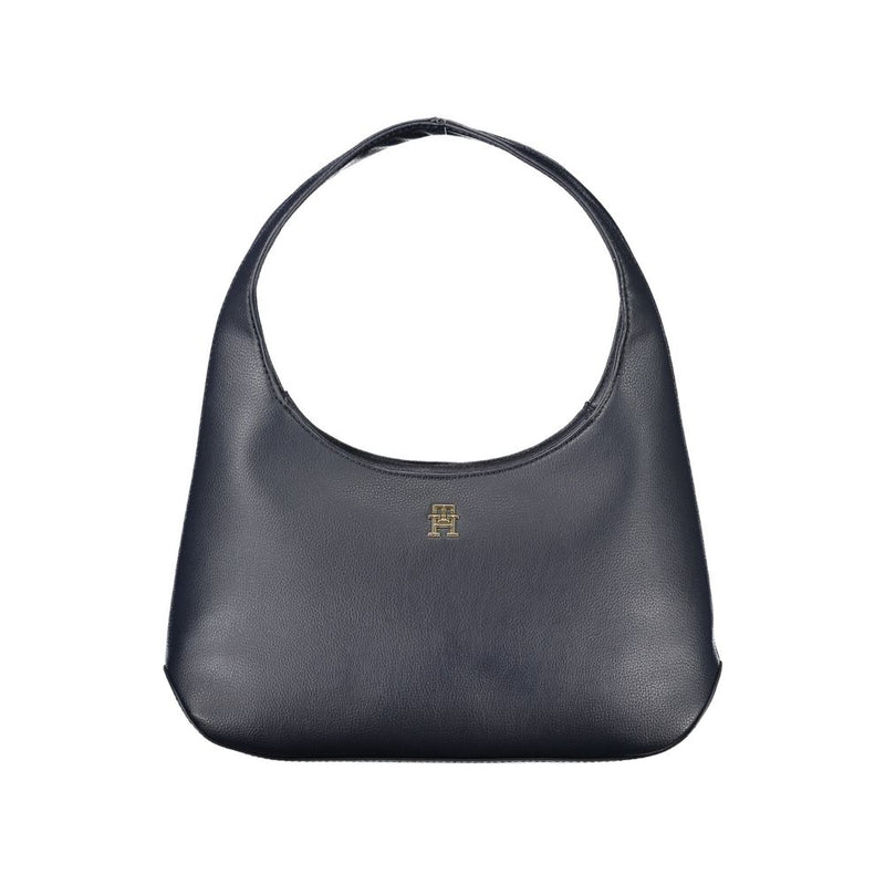Tommy Hilfiger Blue Polyester Handbag - Stylish & Functional