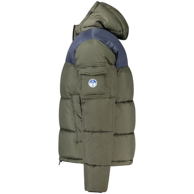 North Sails Groen Polyester Herenjack