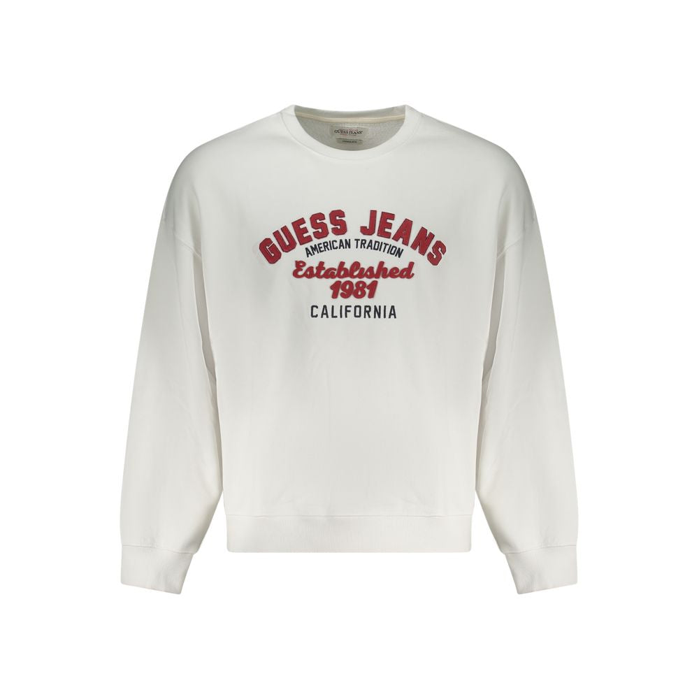 Pull en coton blanc Guess pour homme