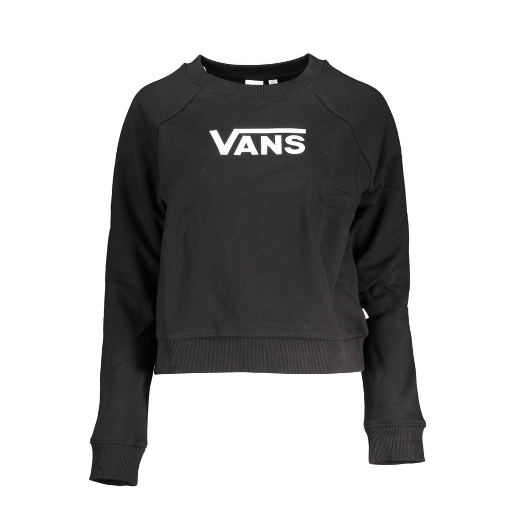 Vans Black Cotton Women Sweater - Stylish Comfort for Everyday Wear