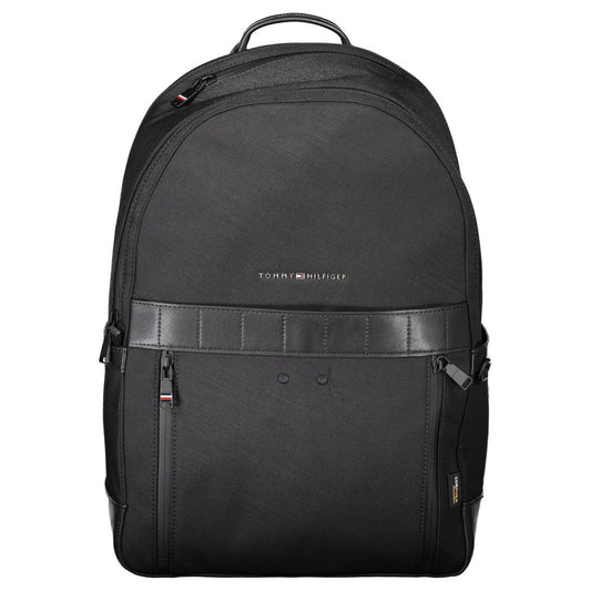 Tommy Hilfiger Zwarte Nylon Herenrugzak
