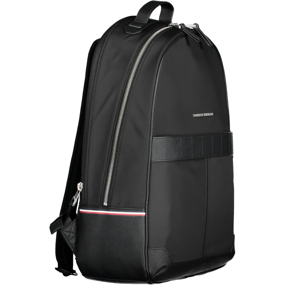 Tommy Hilfiger Zwarte Polyester Heren Rugzak