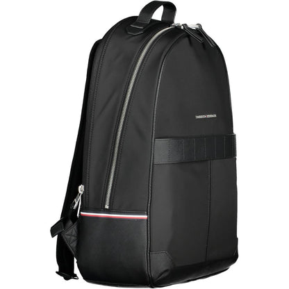 Tommy Hilfiger Zwarte Polyester Heren Rugzak