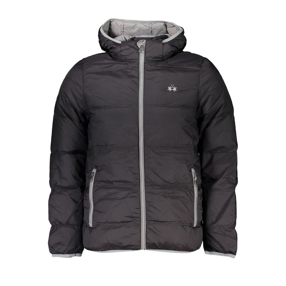 Veste homme La Martina en polyamide noir