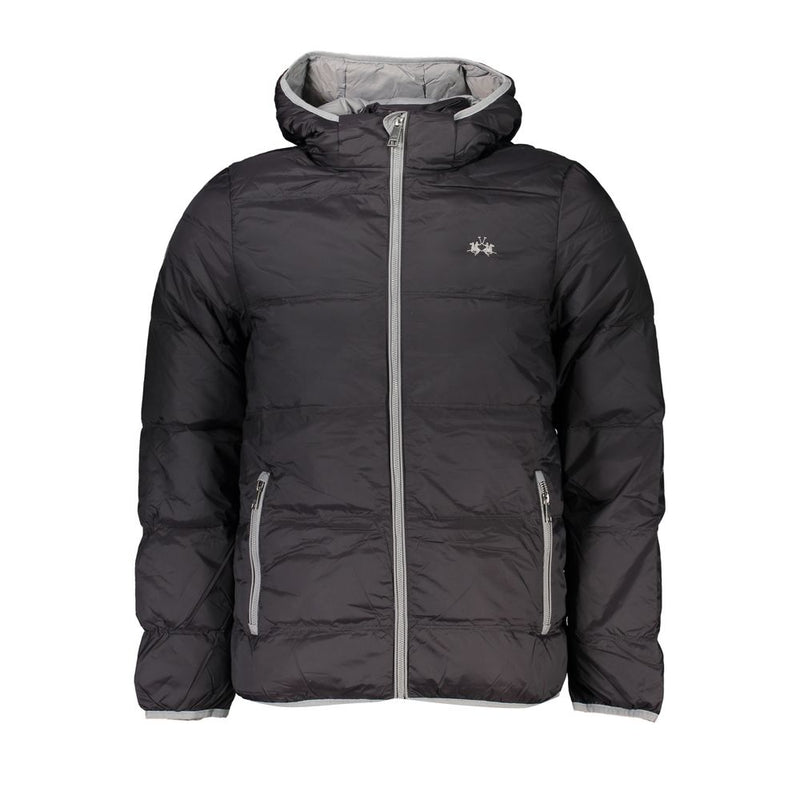 Veste homme La Martina en polyamide noir