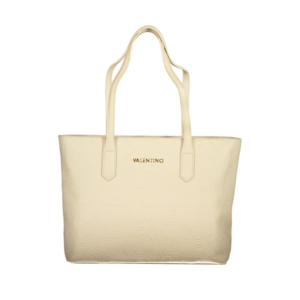 Mario Valentino Sac à main en polyéthylène beige - Élégant et Pratique