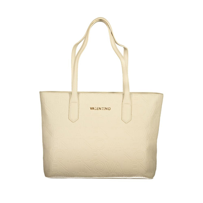 Mario Valentino Sac à main en polyéthylène beige - Élégant et Pratique