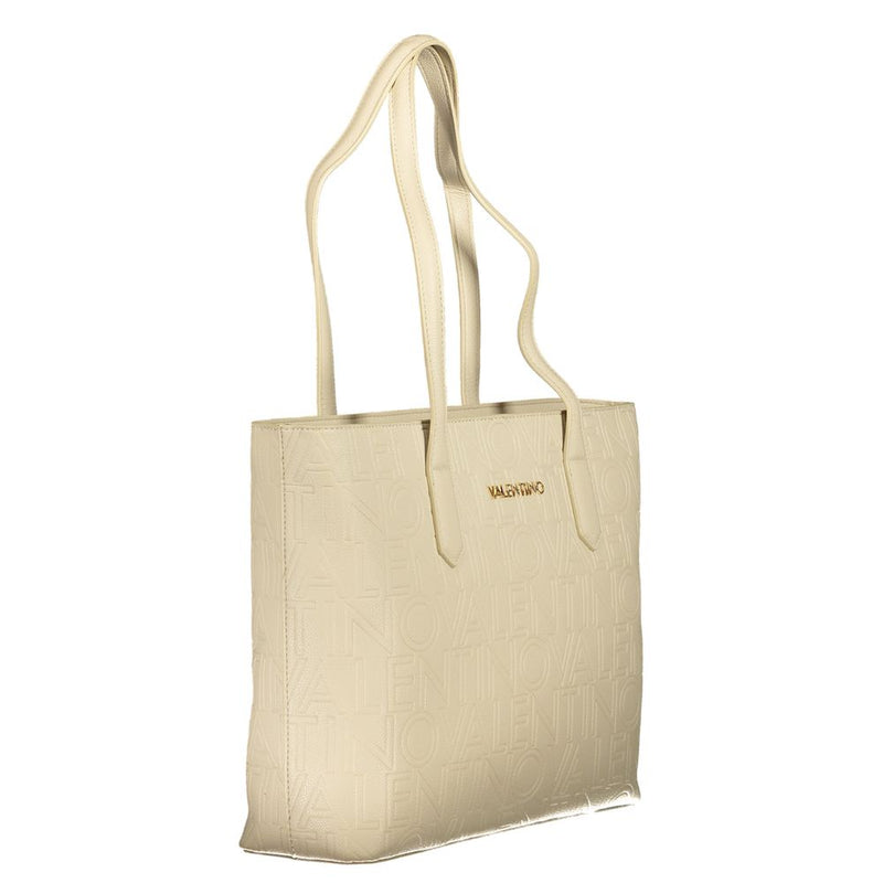 Mario Valentino Sac à main en polyéthylène beige - Élégant et Pratique