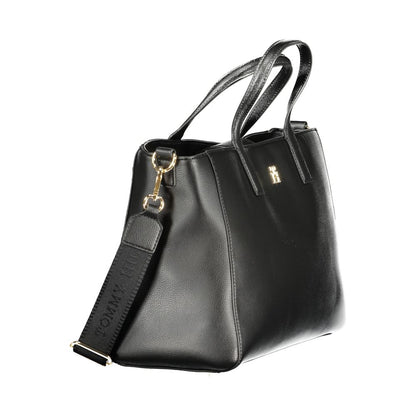 Sac à main Tommy Hilfiger en polyester noir pour femme