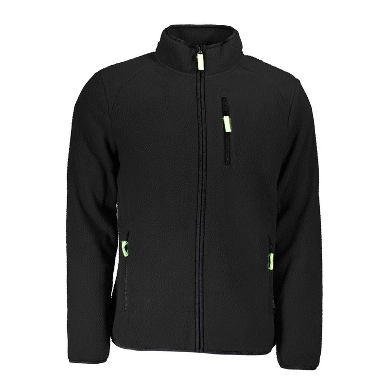 Noorwegen 1963 Zwarte Polyester Heren Trui