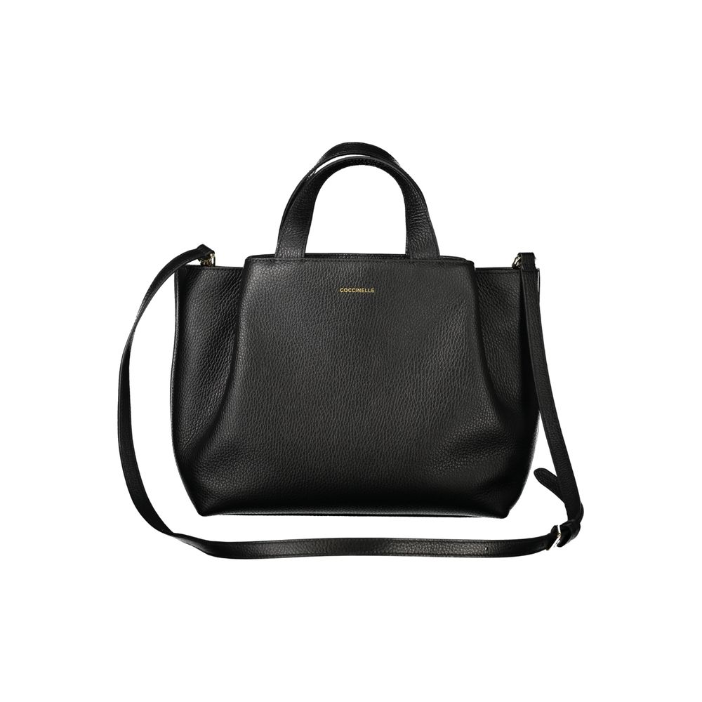 Sac à main Coccinelle en cuir noir pour femme