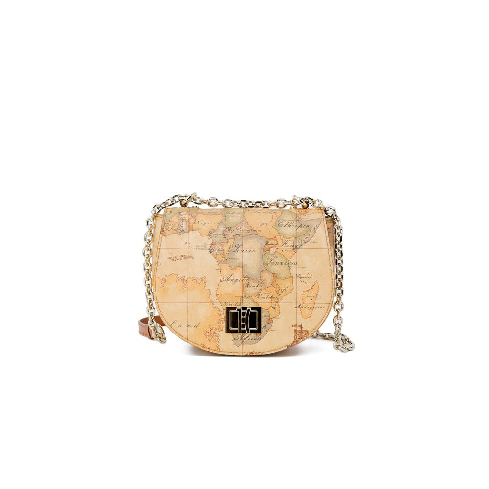 Alviero Martini Prima Classe beige leren handtas