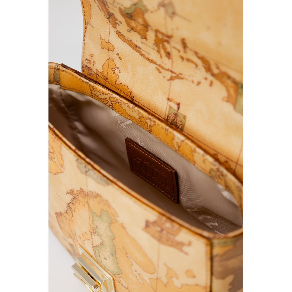 Alviero Martini Prima Classe beige leren handtas