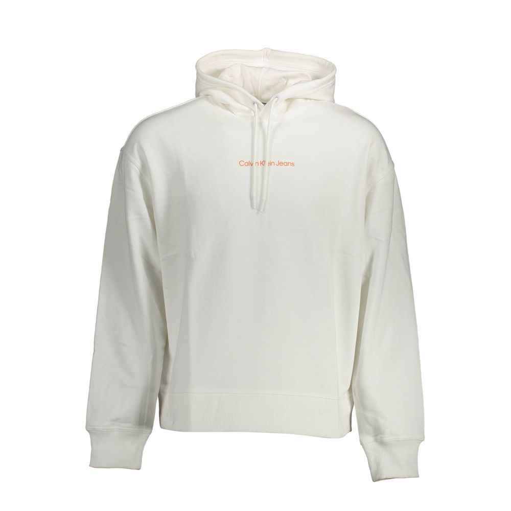 Pull en coton blanc Calvin Klein pour homme