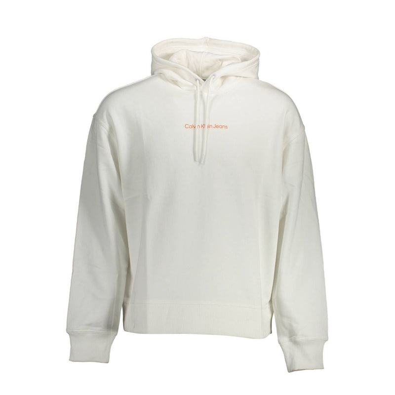 Pull en coton blanc Calvin Klein pour homme