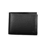 Portefeuille homme en cuir noir Calvin Klein