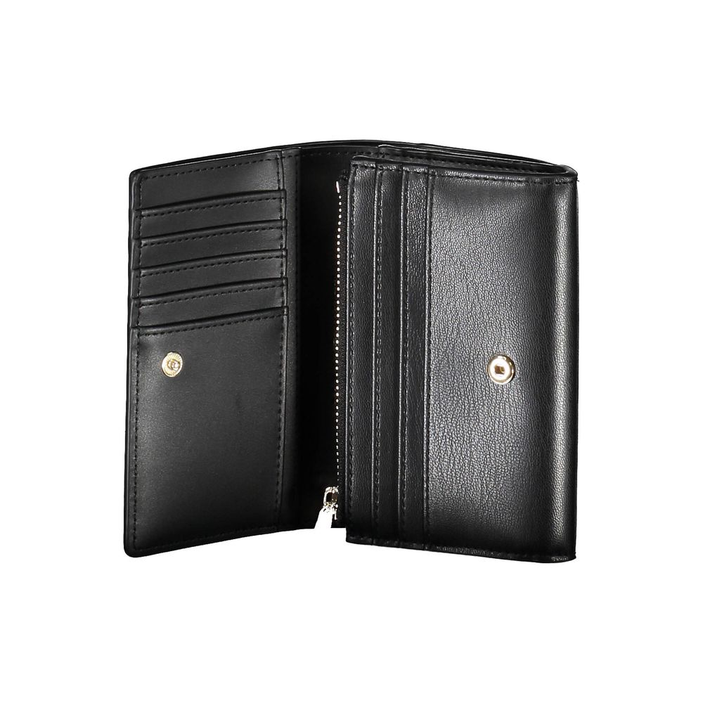 Tommy Hilfiger Black Polyethylene Women's Wallet - Élégance et Praticité