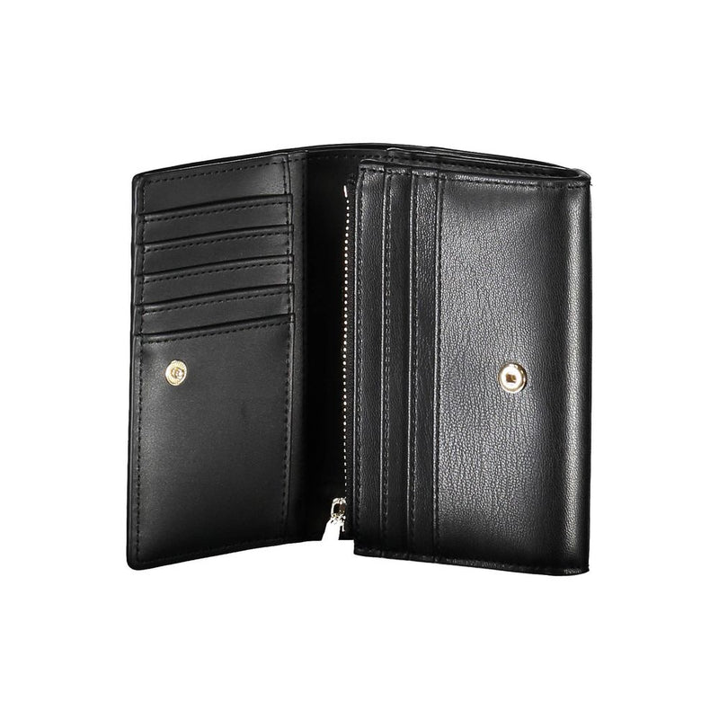 Tommy Hilfiger Black Polyethylene Women's Wallet - Élégance et Praticité