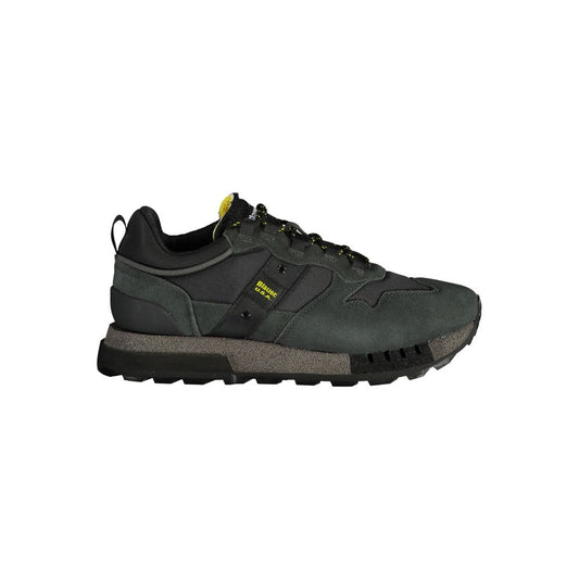 Blauer Zwarte Polyethyleen Herensneaker