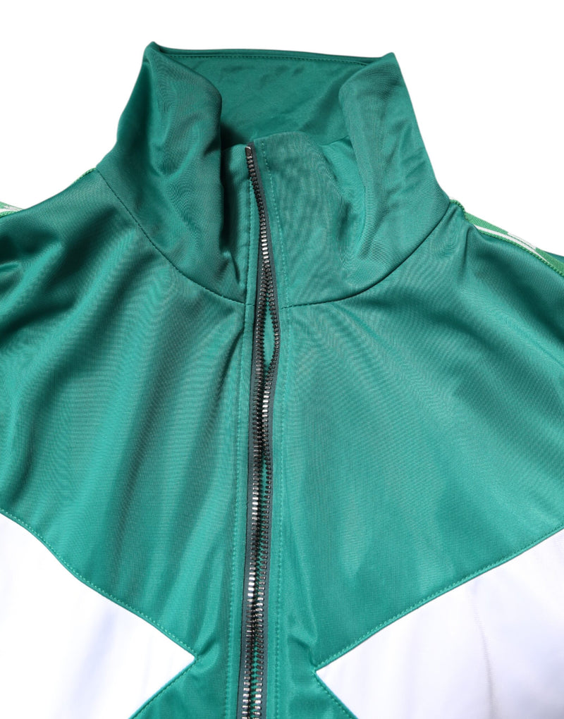 Veste coupe-vent à fermeture éclair multicolore Dolce & Gabbana