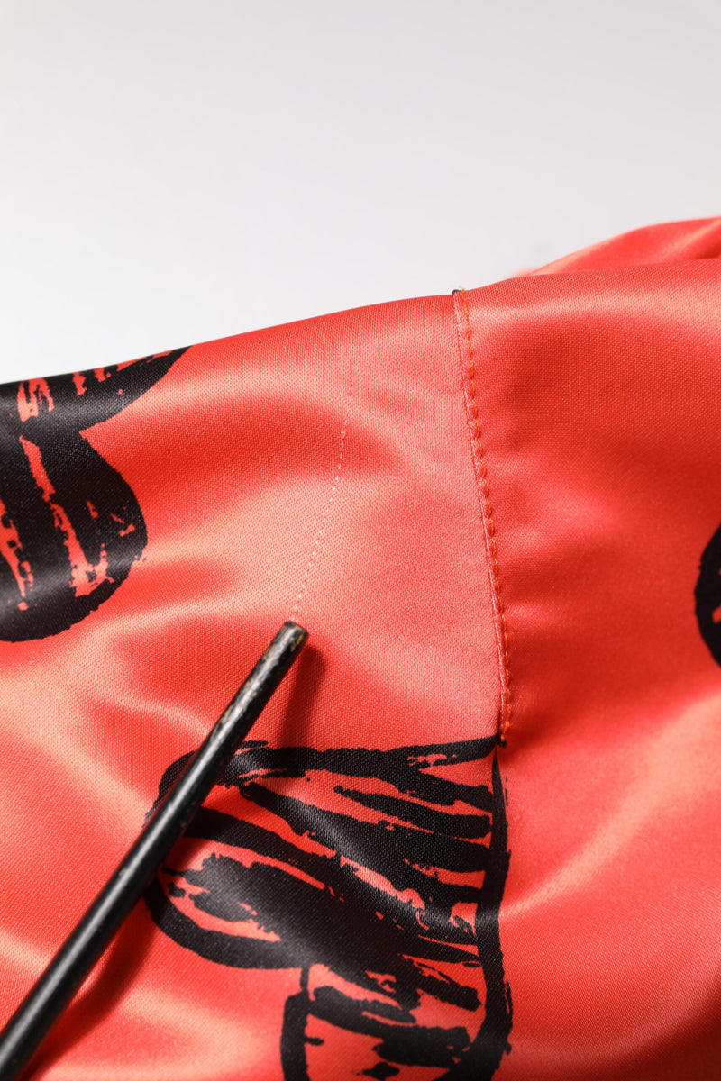 Bomber Jacket à Fermeture Éclair pour Homme, Orange, avec Cœur DG de Dolce & Gabbana