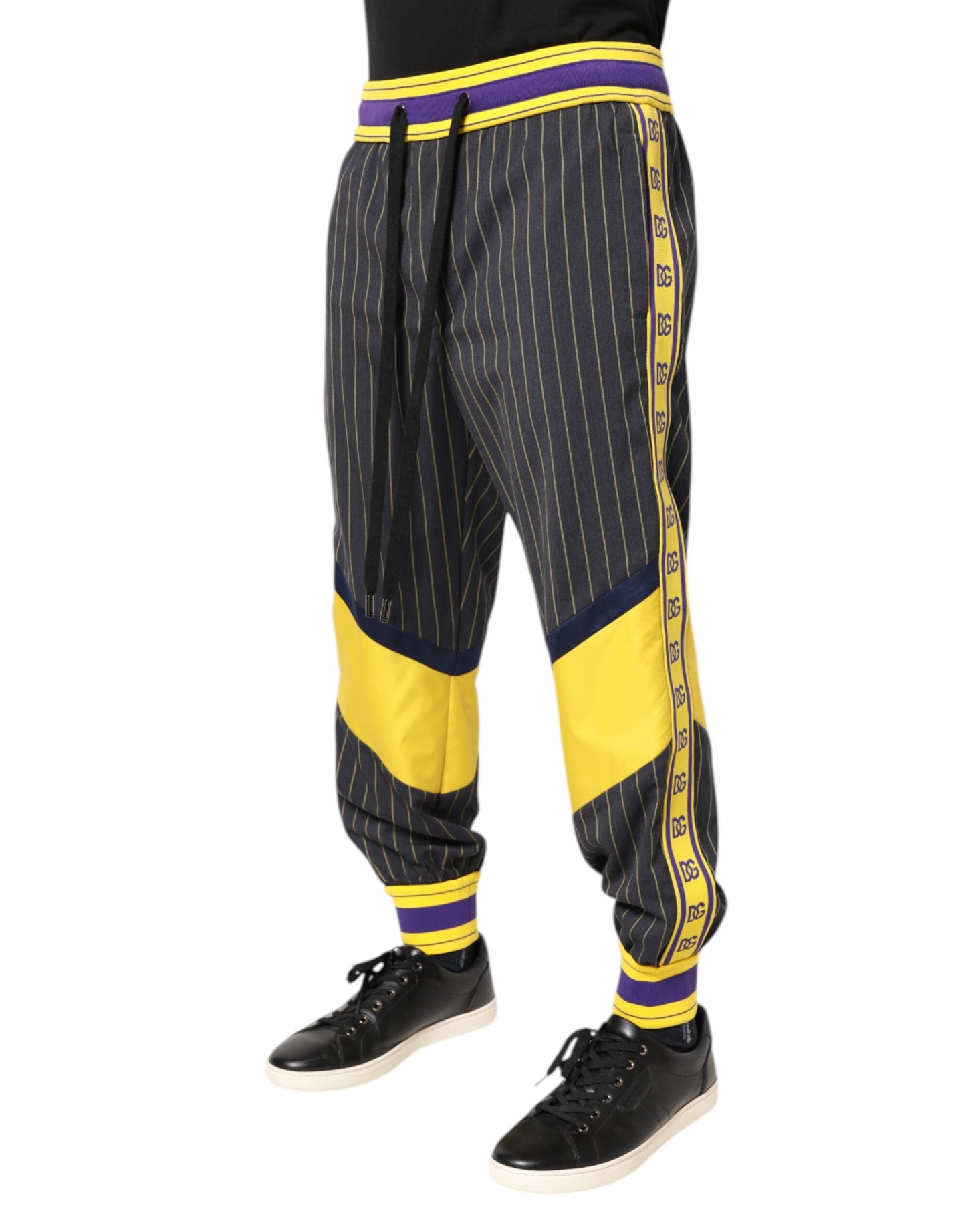 Pantalon de jogging homme en coton multicolore Dolce & Gabbana