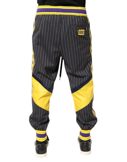 Pantalon de jogging homme en coton multicolore Dolce & Gabbana