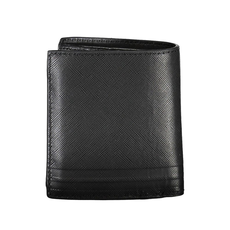 Portefeuille homme en cuir noir Tommy Hilfiger
