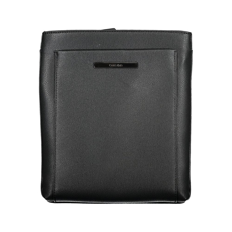 Sac à bandoulière noir élégant Calvin Klein avec détails contrastés